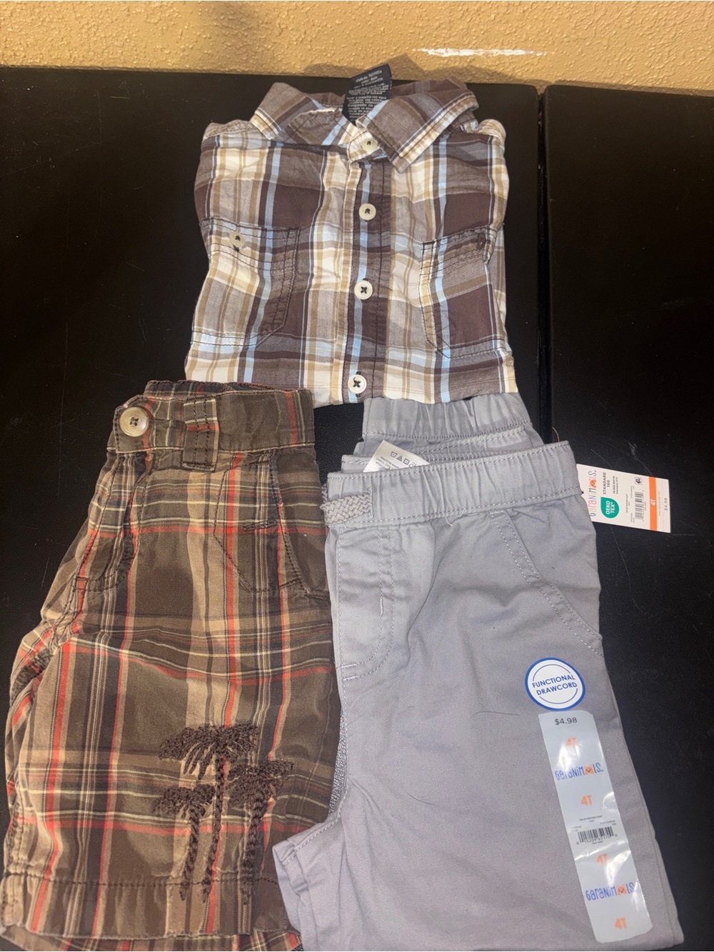 Boys plaid bundle